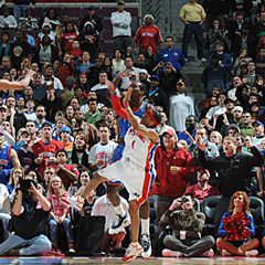NBA ピストンズ vs サンダー　2008/12/26