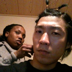 DJ FLOURISH ベッキーのサロンでコーンロウに！ Part 2
