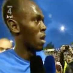 Usain Bolt Dusts The Competition In The 300 Meters!