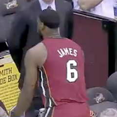 NBA: LeBron James Ducks The Player Intros In Cleveland!