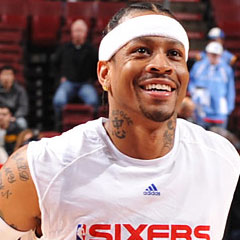アレン・アイバーソン　76ers スターターでデビュー