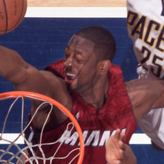 NBA ヒート vs ペイサーズ 2009/3/25