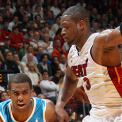 NBA ウェード退場、、、ヒート vs ホーネッツ